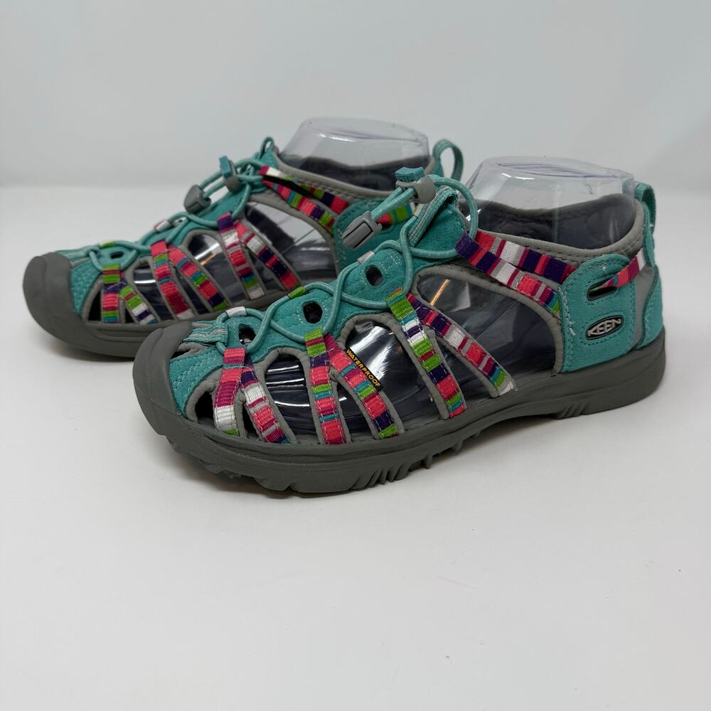 Keen Whisper Raya Fusion Strap Sandals Women's 6 Teal Pink Hiking Summer - Picture 3 of 12